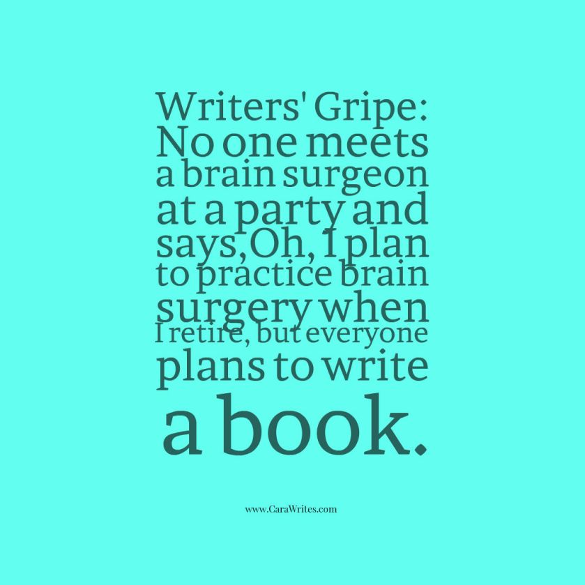 everyone plans to write a book